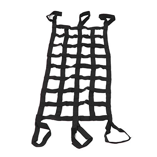 Car Roof Net, Prevent Puppy Escape, Fit forYJ TJ JK JL, Nylon Material, Black Color, Two Installation Methods, Dependable