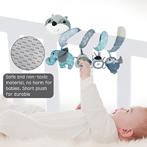 Coriver Kinderwagenspeelgoed voor baby's, Spiraal kinderwagen hangspeelgoed voor autostoel en baby mobiel kinderbedje… - Image 4