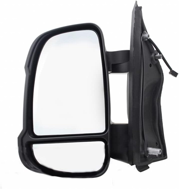 For RAM ProMaster 1500 2014 2015 2016 2017 Door Mirror Driver Side | Manual | Non-Heated | w/Signal | w/Temperature Sensor | Replacement For 5VE99JXWAB | CH1320417