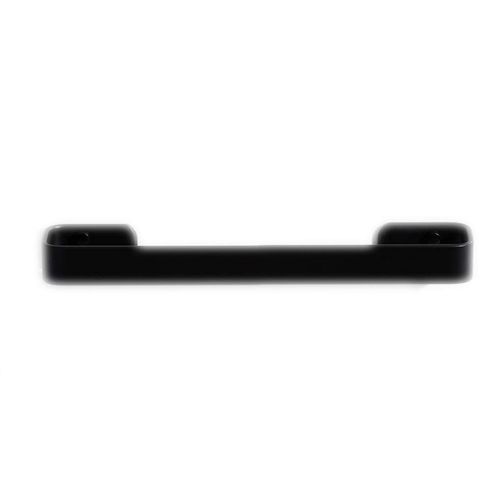 JvFbjLF Towel Ring Punch-free/screw Insert 20/30/40/50/60cm Black Bathroom Towel Rack Towel Ring Single Pole(40cm)
