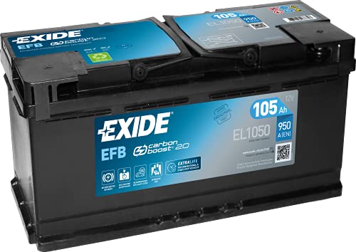 EXIDE EFB EL1050 Batterie de Voiture 105Ah 950A Cover