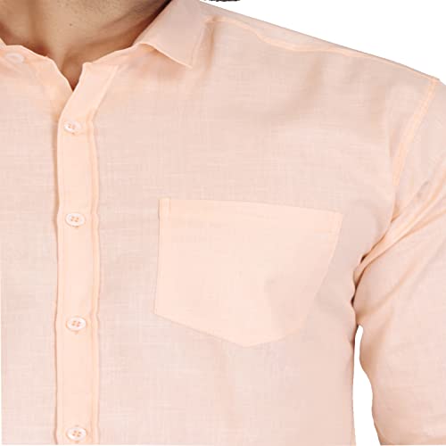 Image of Man Slim Fit Cotton Casual Shirt
