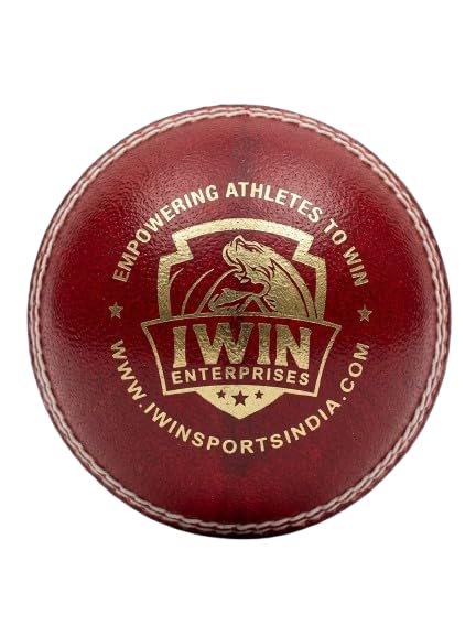 Cricket Ball Leather | Standard Size | Adult | Alum Tanned Leather | Portuguese Cork Core | Wool Winding | Suitable for Club Matches | Red Pack of 1-picture-31