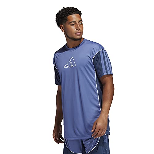 Maillot de basket adidas Creator 365 bleu pour entraînement