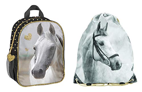 Theonoi: Juego de mochila y bolsa para niños  plástico resistente  lavable   diseño