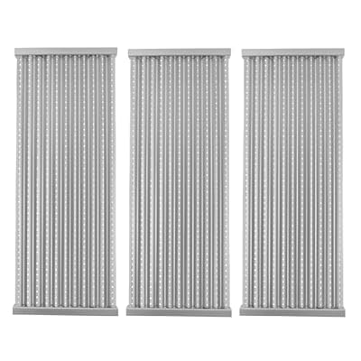 KEESHA Stainless Steel Grill Grates Replacement Emitter for Char-Broil Advantage 4 Burner Grill Grid for Char-Broil 463343015 463344116 463343819 463240804 463240904 463343015 463241704 G460-0500-W1