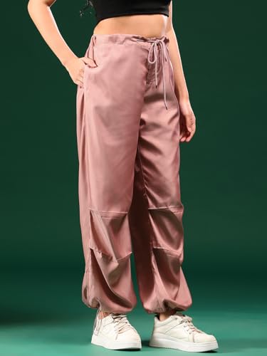 Image of KOTTY Women's High Waist Pleated Wide Leg Trousers