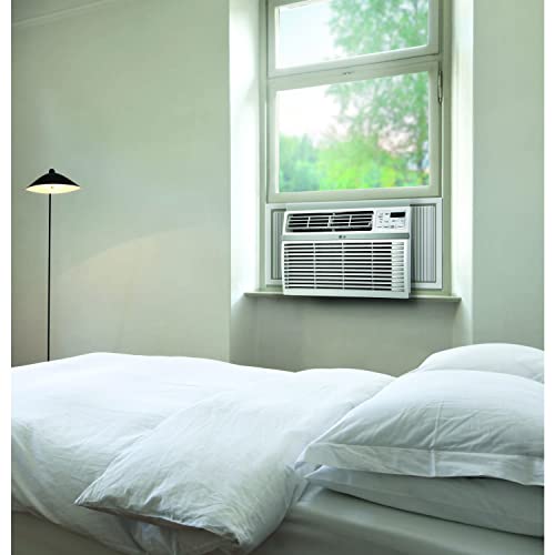Lg 6,000 Btu High Efficiency Window Ac, Cools 250 Sq.ft. (10' X 25' Room Size), Quiet Operation, Electronic Control With Remote, 3 Cooling & Fan Speeds, 4-Way Air Deflection, Auto Restart, 115V #TOP6