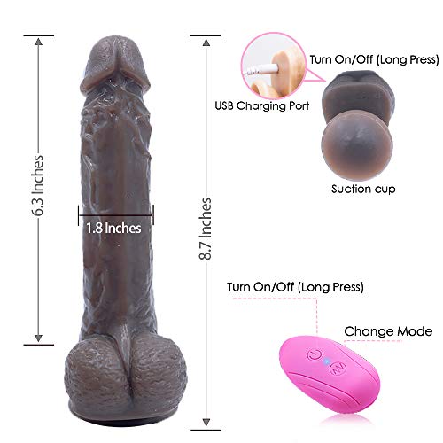Vibrating Strap-On Dildo Wearable Sex Harness With Realistic Silicone Dildo Rechargeable Wireless Remote Control For Pegging Couple Women Lesbian Sex Fun - Black #TOP1
