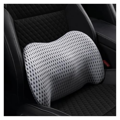 Soulager le dos au volant grâce au coussin soutien lombaire ergonomique 3D gris