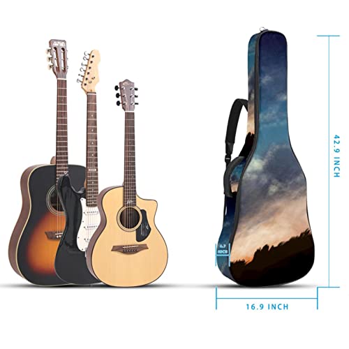 Housse imperméable pour guitare acoustique avec double bandoulière et poche Motif peinture à l’huile Bleu, Multicolore… - Les Beatles, Paul McCartney, John Lennon, RIngo Starr, George Harrison Housse imperméable pour guitare acoustique avec double bandoulière et poche Motif peinture à l'huile Bleu, Multicolore… – Image 6