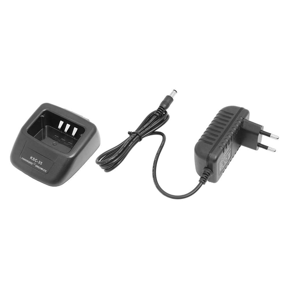 KSC-35 Chargeur de Batterie de Talkie-walkie pour Kenwood KNB-45L KNB-45 pour TK-U100 Station d'accueil pour Radio bidirectionnelle