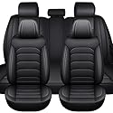 FUNEAER Auto Sitzbezüge für Mitsubishi ASX 2010-2024, 5 Sitzer Autositzbezüge Sets, Leder Schonbezüge, Wasserdicht Und Atmungsaktiv Sitzbezug Autositzauflage-Schwarz FUNEAER Auto Sitzbezüge für Mitsubishi ASX 2010-2024, 5 Sitzer Autositzbezüge Sets, Leder Schonbezüge, Wasserdicht Und Atmungsaktiv Sitzbezug Autositzauflage-Schwarz