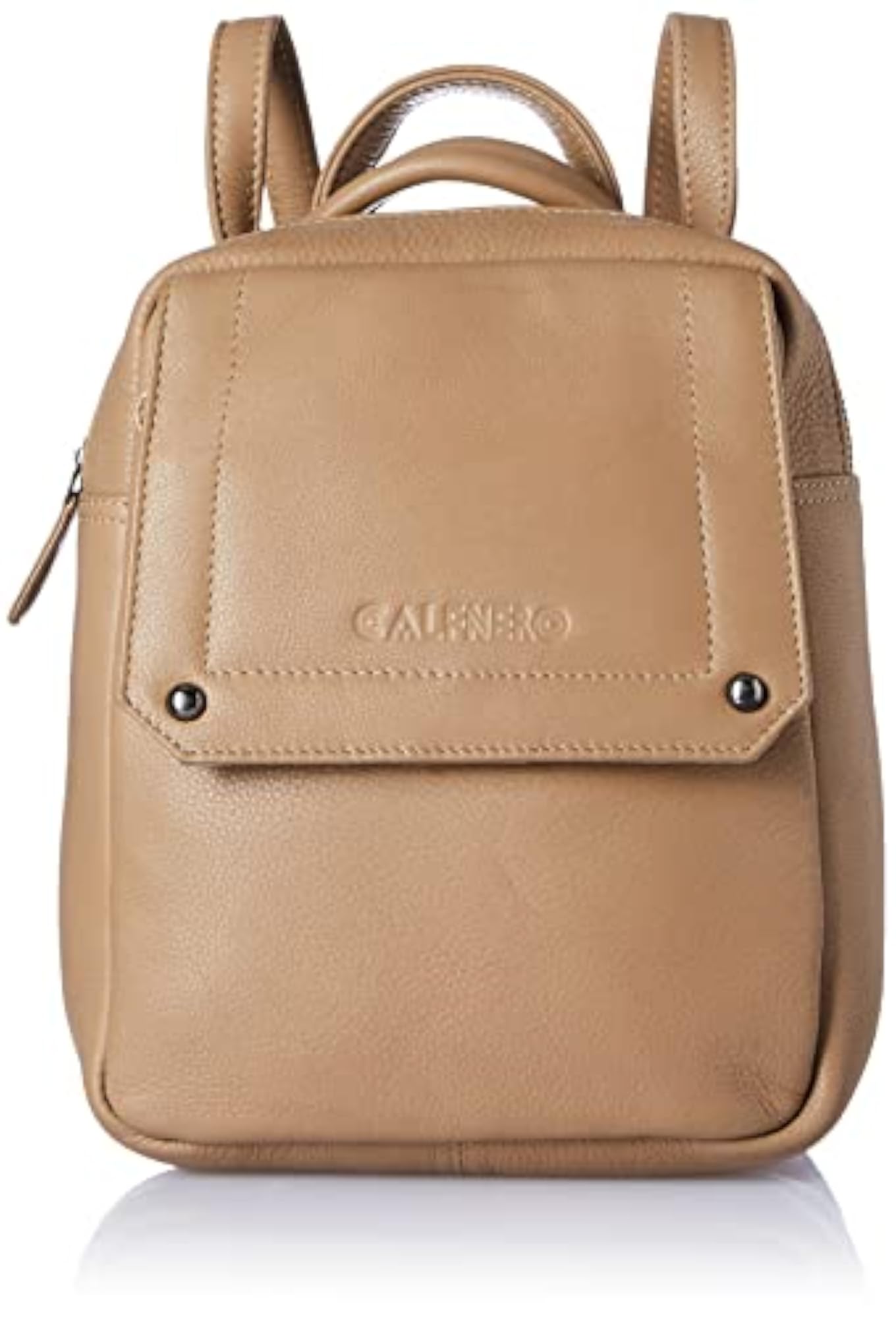 Genuine Leather Women's Sling Bag 71084-Camel, Stylish