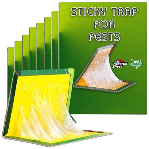 Ulixii Sticky Pest Trap for Multiple Insects in Indoor Outdoor Home10pack
