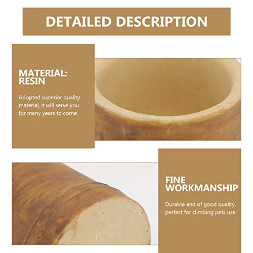 POPETPOP 2Pcs Alimentadores de Bambu Bacia Bacias de Água Para Animais de Estimação para Aranha Tart