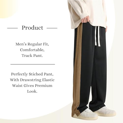 Image of Mehrang Loose Fit Track Pant for Men | Trouser Pant for Men | Track Pant for Men Loose Fit | Baggy Track Pant for Men | Track Pant Men | Men Stylish Track Pant