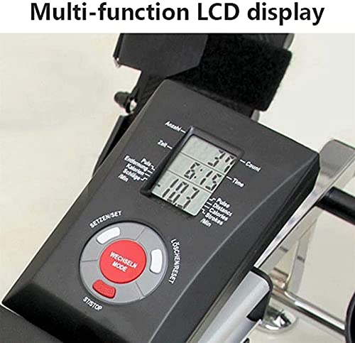 Image of Equipment Home Gym Folding Rowing Machine Indoor Exercise Equipment Realistic Boating Feeling 8-Level Manual Resistance Control for Home Gym
