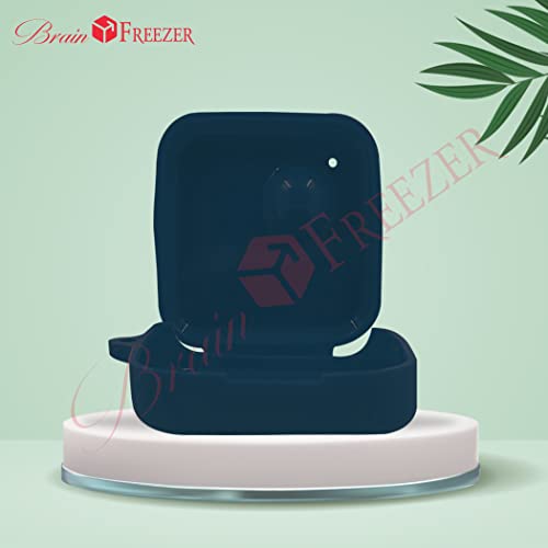 Image of Brain Freezer Stylish Soft Silicone 360 Full Protection Case Cover (Front & Back) Compatible with Nothing Ear (1) Blue (Device Not Included)