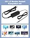 POANES 19V Netzteil Ladegerät für LG Monitor 27" 24" 23" 22" 20" 19" LG Flatron LCD LED HD TV Ladekabel 3M Kabel