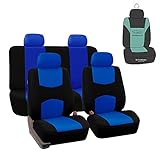 FH GROUP FH-FB050115 Univerisal Car Seat Cover Full Set Blue/black