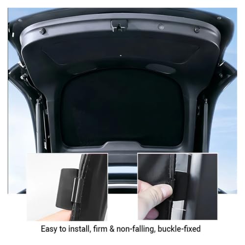Parasol cristal para puerta trasera de Tesla para viajes cómodos en verano 6