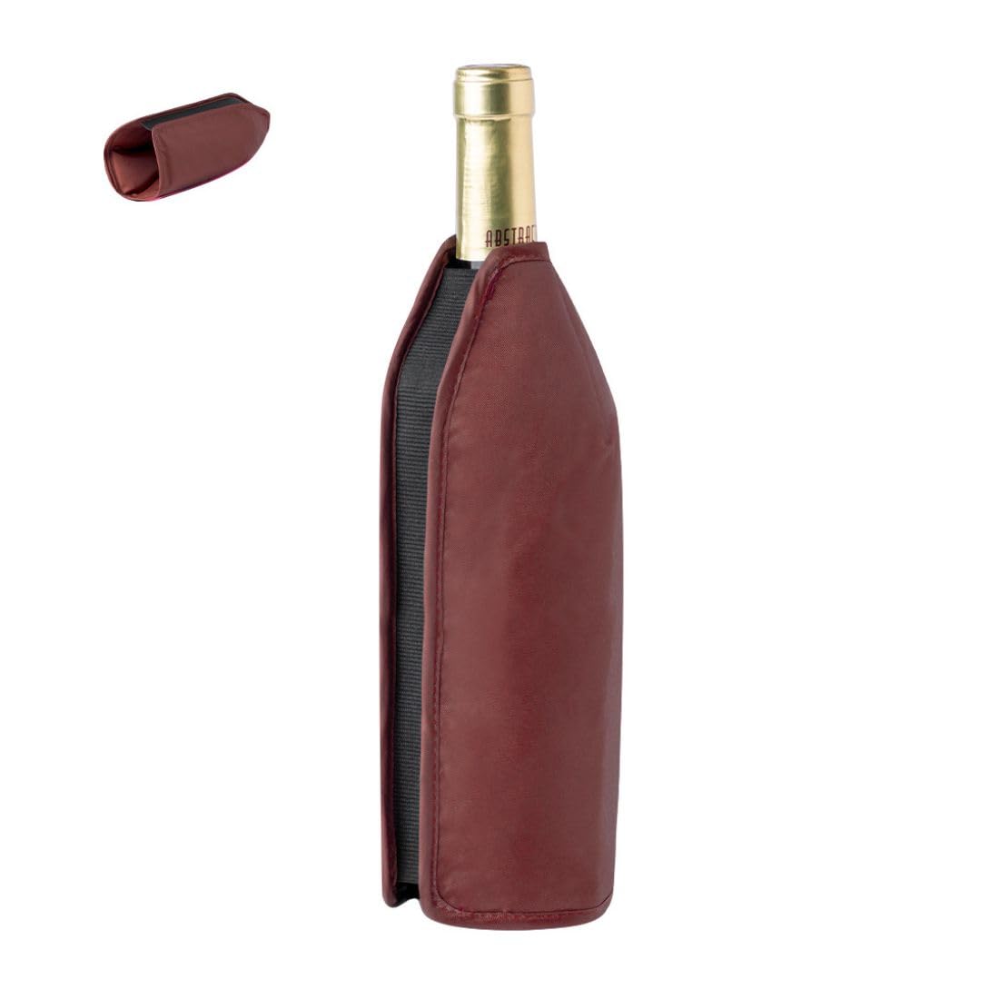 Pack 25 Enfriadores de Botellas de Vino | Enfriador de Vino para Restaurante y Hostelería | Adaptable con Banda Elástica | Uso Congelador