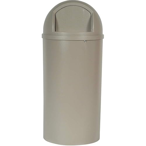 Rubbermaid Commercial Marshal Classic, papelera, Beige, 1
