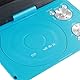 Tragbarer DVD-Player mit Großem Schwenkbarem Bildschirm, 806 Mobiler DVD-Player, 1500 MAh, Wiederaufladbar, Unterstützt Synchronisierung von TV/SD-Karte/USB/Region (Rot)
