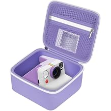 Portable Carrying Case Compatible with Polaroid Now 2nd/ for 3rd Generation I-Type Instant Camera/for Now/for Now+/ for OneStep 2 VF/for OneStep+ Instant Film with Mesh Pocket Purple