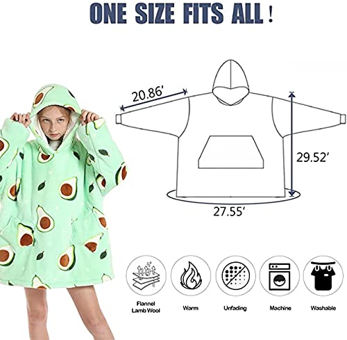 Zhiwei Deken Hoodie Voor Vrouwen, Ultra Zachte Sherpa Fleece Warm Cosy Comfy, Oversized dekenhoodie, Draagbare… - Image 3