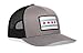 HAKA Chicago Flag Hat â€“ Chicago Trucker Hat for Men & Women, Adjustable Baseball Cap, Mesh Snapback, Outdoor Golf Hat - Gray & Black