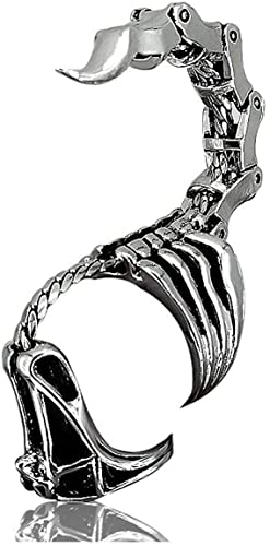 LIFKOME Anillo de Escorpión Ajustable Anillo de Nudillos de La Cola Del Escorpión Móvil Bisa Cover