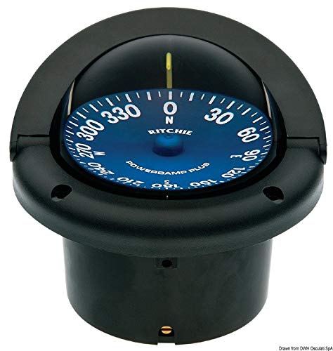 Ritchie Kompass Supersport 33/4 schwarz/blau