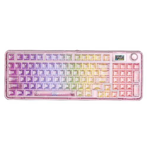 Clavier mécanique 3 modes F-NB98 rétro-éclairé RVB hotswap pour PC gamer