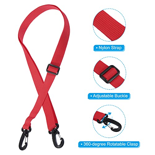 Patikil Ski Boot Carrier Strap, Snowboard Boots Carrying Strap Adjustable Shoulder Sling For Ski Boots, Ice Skates, Red #TOP4