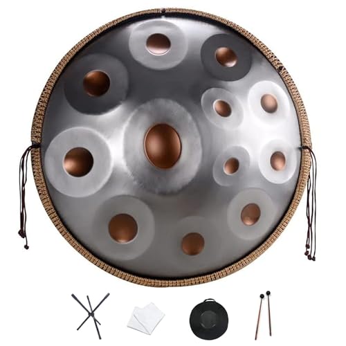 Handpan Drum en Re Menor 12 Notas 440Hz 22 Pulgadas Acero