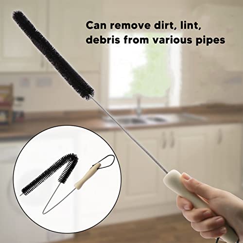 Uadme Cepillo radiador Flexible, Delgado Cepillo de Limpieza de ventilación Herramientas de Limpieza y Cuidado hogar para frigoríficos serpentines telarañas tuberías secadoras Pelusas lavadoras - imagen 4