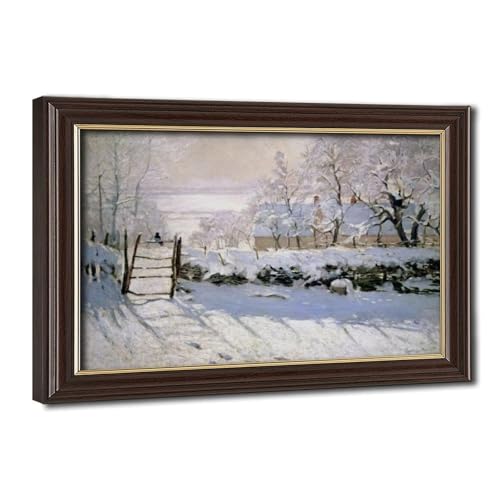 Affiches sur toile d'art Claude Monet avec cadre de suspension durable