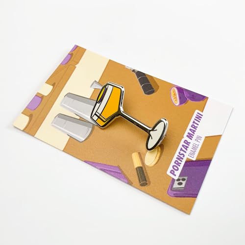 Image of Classic Cocktail Cute Enamel Pins for Bartender Aprons, Jackets, Backpacks and Purses, Shirt and Suit Lapels, Button Badges Brooch Fashion Jewelry
