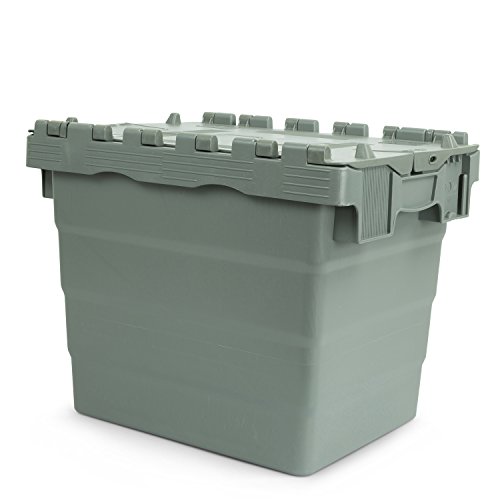 Hans 22600452 Schourup - Recipiente reutilizable con tapa (400 x 300 x 320 mm), color gris Cover