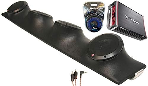 Rockford P152 & PBR300X4 Amp Quad 5.25" Speaker UTV Pod System Compatible with Suzuki Samurai