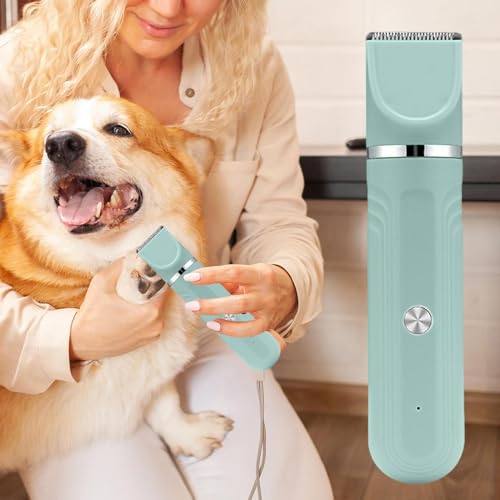 Outil électrique rechargeable de tonte pour animaux avec ciseaux de bain chat - 3