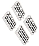 4-Pack Fresh Flow Comparable Refrigerator Air Filter for Whirlpool WRV996FDEH00 WRV996FDEH01 WRV996FDEM00 WRV996FDEM01 WRX986SIHV00 WRX986SIHZ00 WRX986SIHZ01 WRX988SIBB00 WRX988SIBB01 WRX988SIBE00