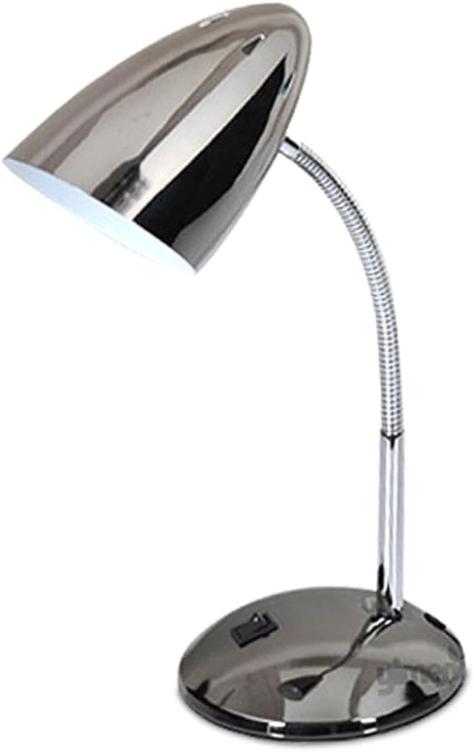 Reading Lamp for Home Office Metal Desk Lamp Led Lights Eye Care Gooseneck Design Soft Light Long-Lasting