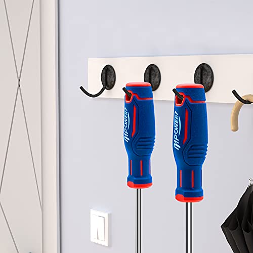 Inpower Screwdriver Sets, Magnetic Screwdrivers Set 8 Pcs Includes Phillips Head Screwdriver And Flat Head Screwdriver, 4 Slotted And 4 Phillips Screwdrivers For Home Repair, Improvement, Craft.… #TOP4