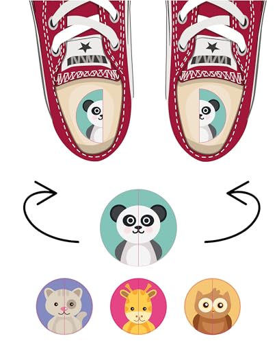 Aufkleber für Kinderschuhe – Set mit 20 Paar Etiketten zur...