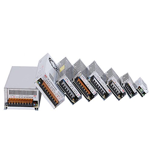 mintice 24u00a0V 1/2/3/5/10/15/20u00a0A transformador Conmutación del Driver de la fuente de alimentación para la tira de luces LED adaptador regulado 24v 3a 72w