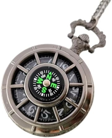 Compass Pocket Watch Pocket Watch Necklace Pendant Watch Outdoor Sports Necessities image 4