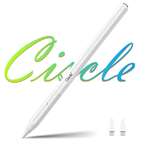 Image of Ciscle Stylus Pencil Compatible for Apple iPad, Stylus Pen for iPad with Palm Rejection, Tilt, Magnetic Function High Precision for iPad 6th-8th /iPad Pro 11''& 12.9'' /iPad Mini 5th /iPad Air 3rd 4th